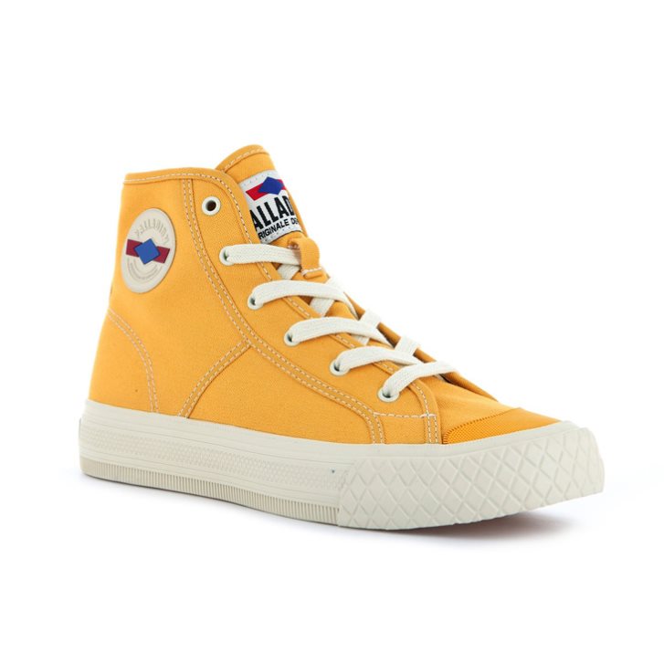 Dámské Tenisky Palladium Palla Louvel High Tops Hořčice | CZ CPI-75B